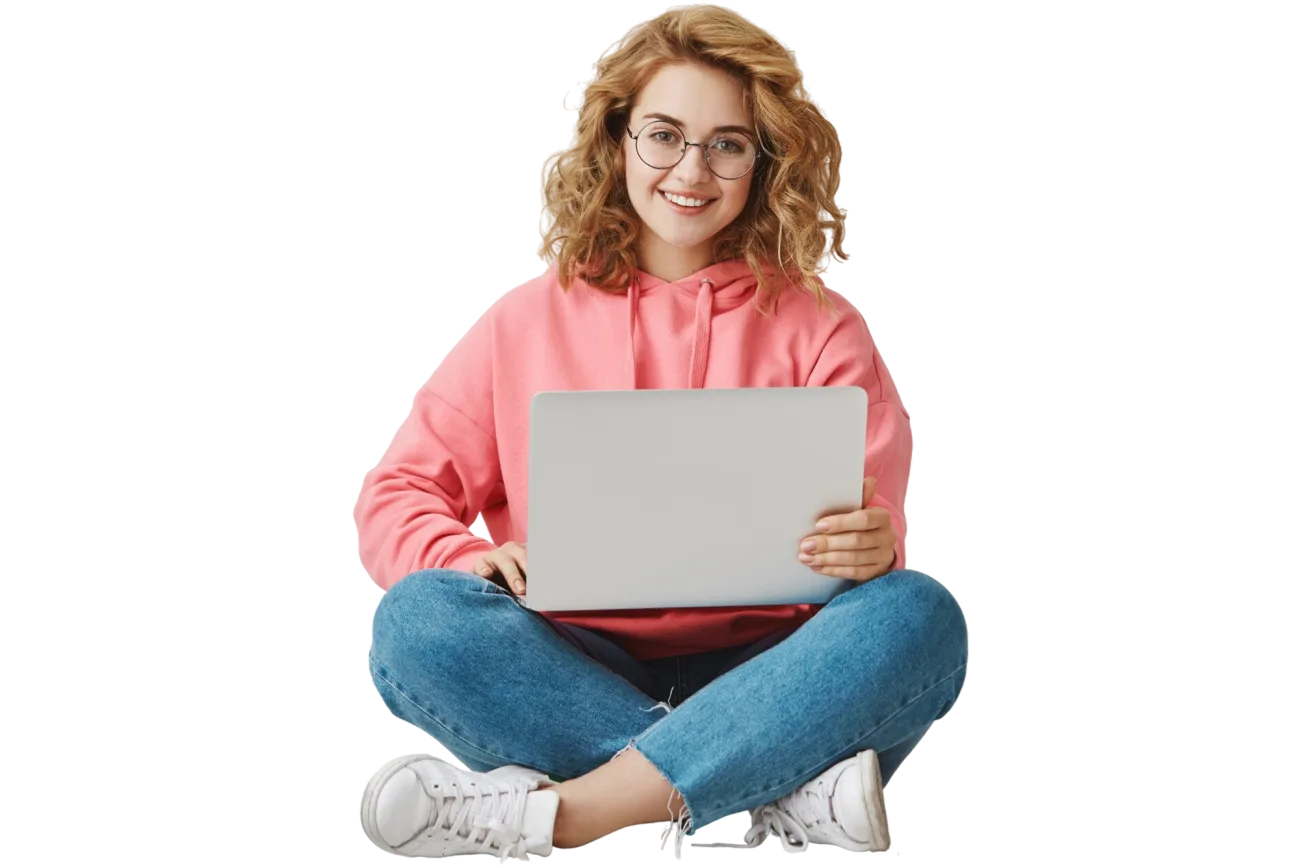 Professora de chinês dando aula online